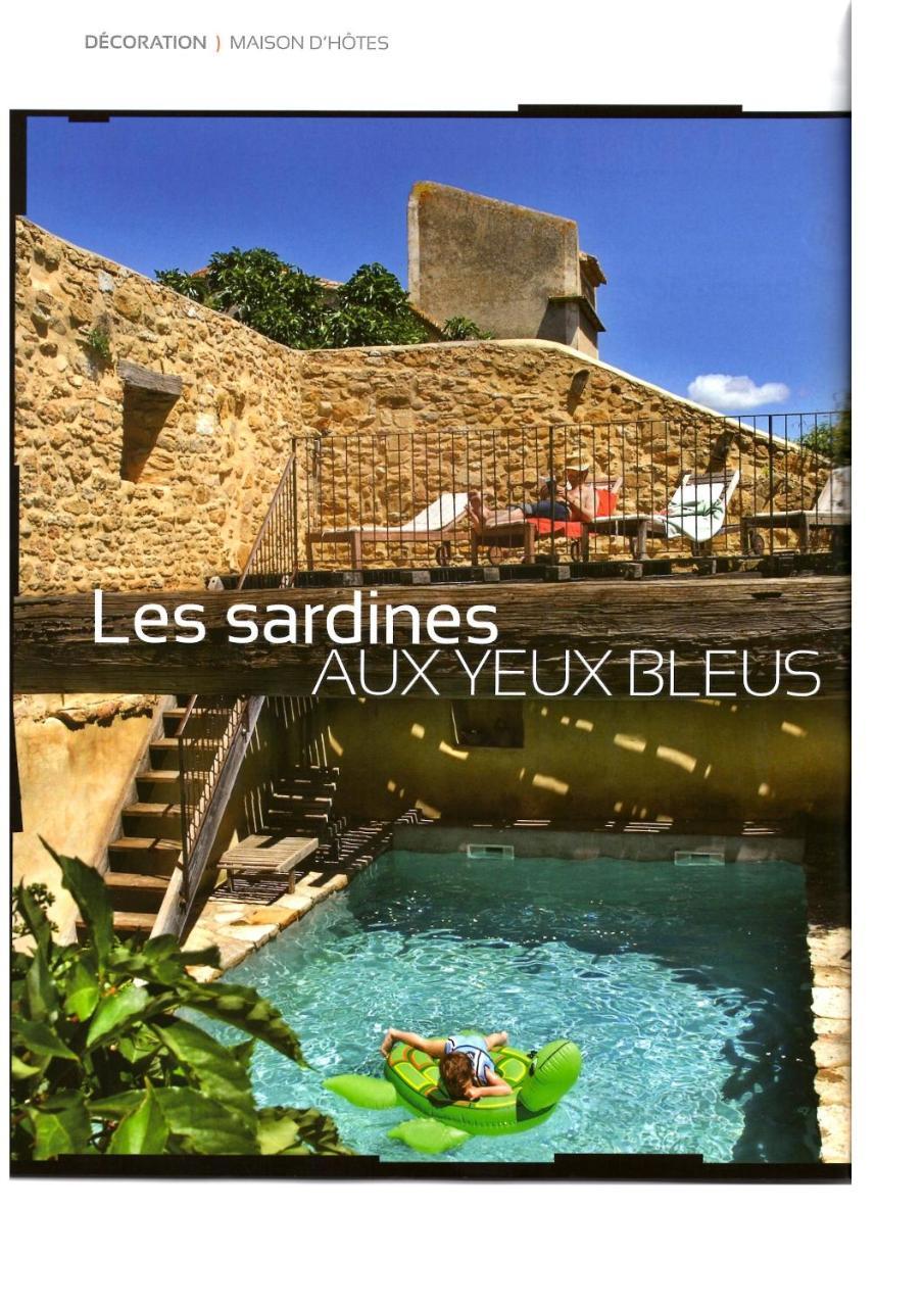 Les Sardines Aux Yeux Bleus Chambres D'Hotes Aigaliers Eksteriør billede